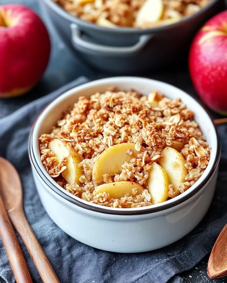 Apfel-Crumble: Das einfache Rezept!