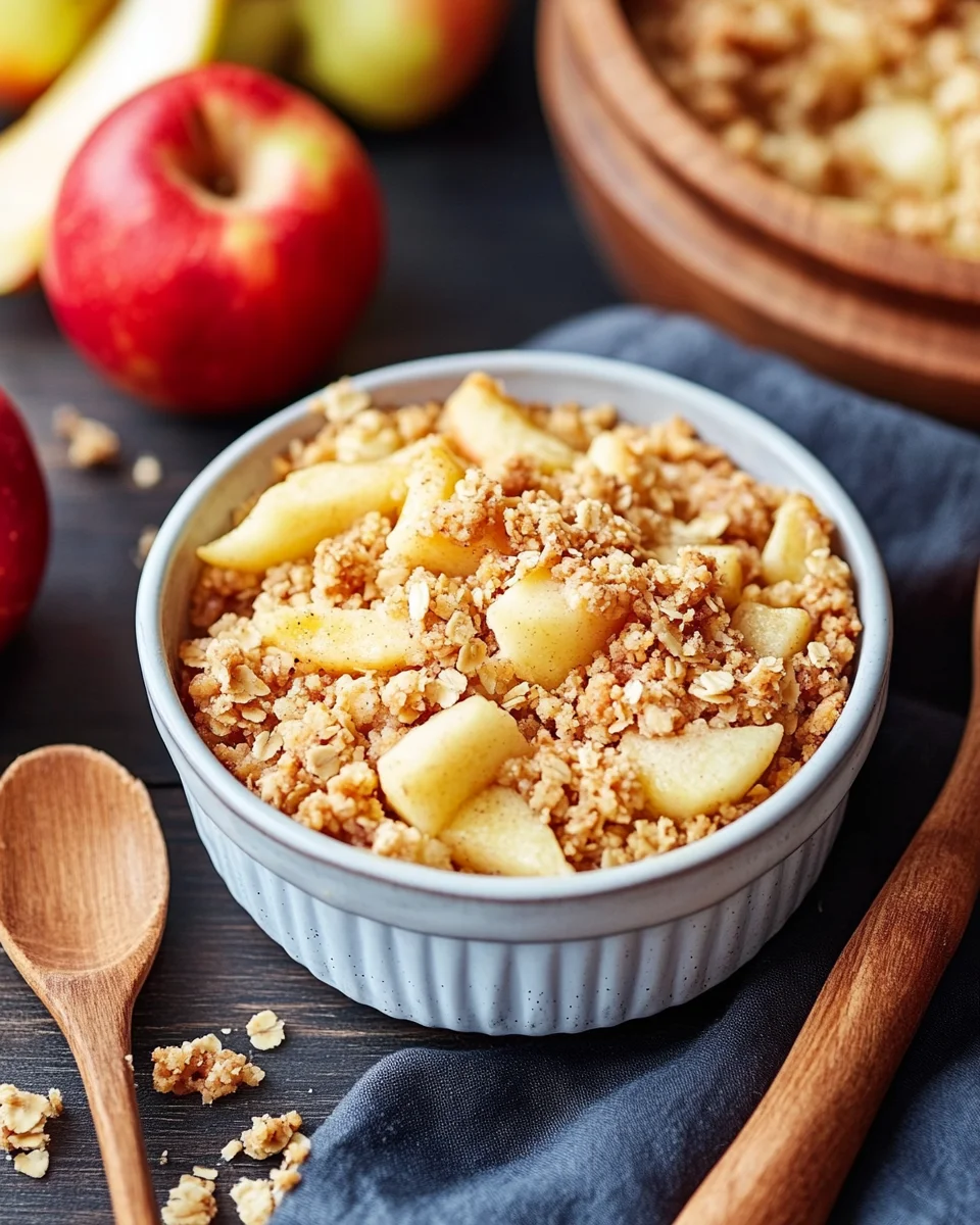 Apfel-Crumble: