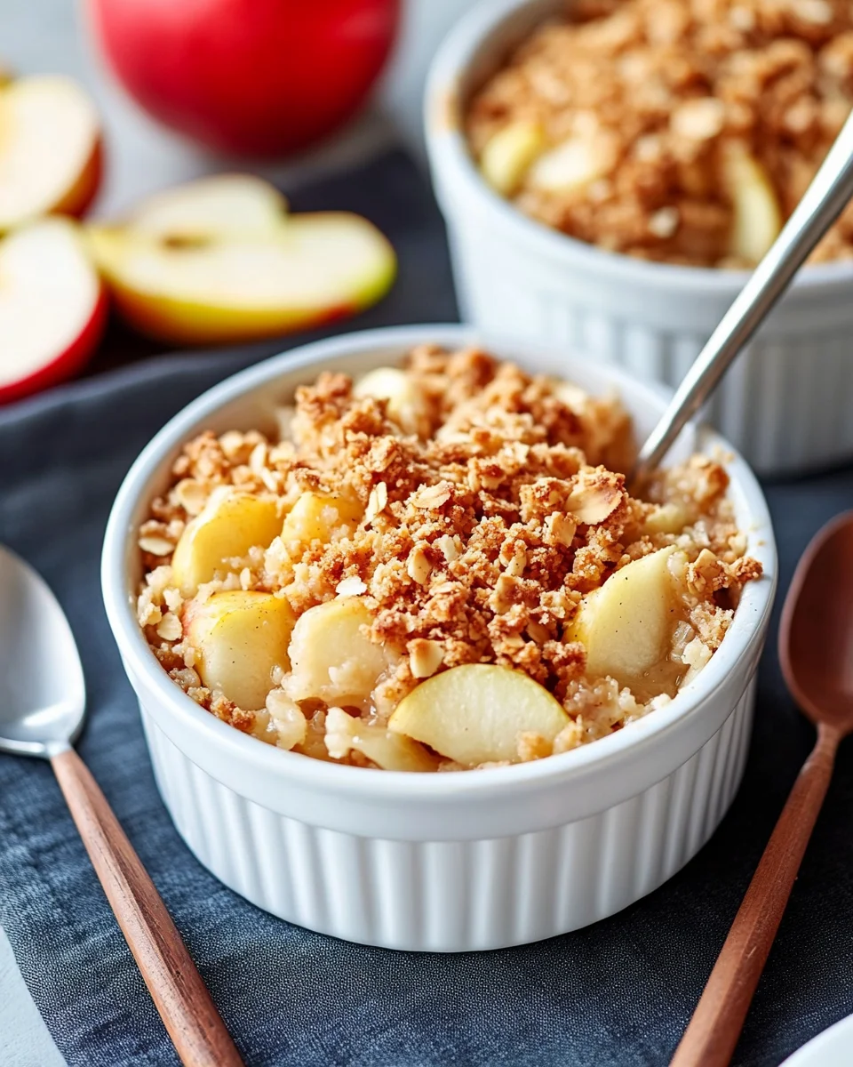 Apfel-Crumble: