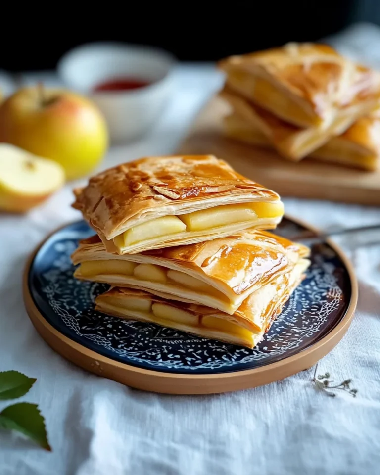 Apfeltaschen mit Blätterteig aus dem Sandwichmaker