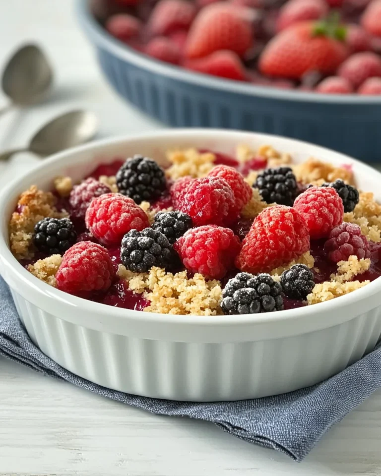 Beeren-Crumble ganz einfach