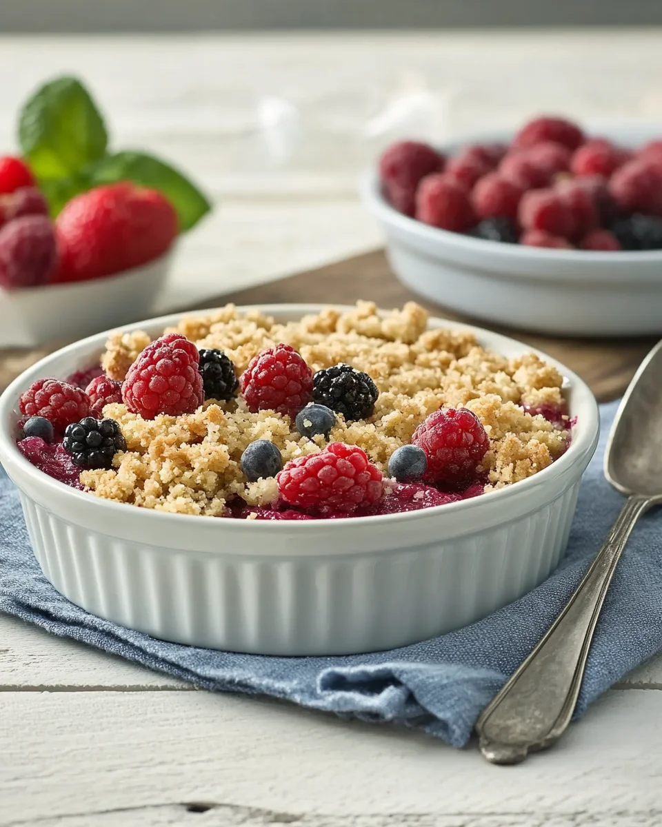 Beeren-Crumble
