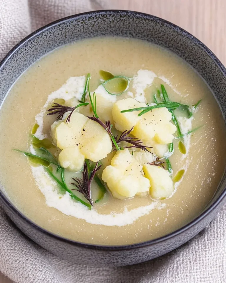 Blumenkohlsuppe - mit Kartoffeln, wie von Oma