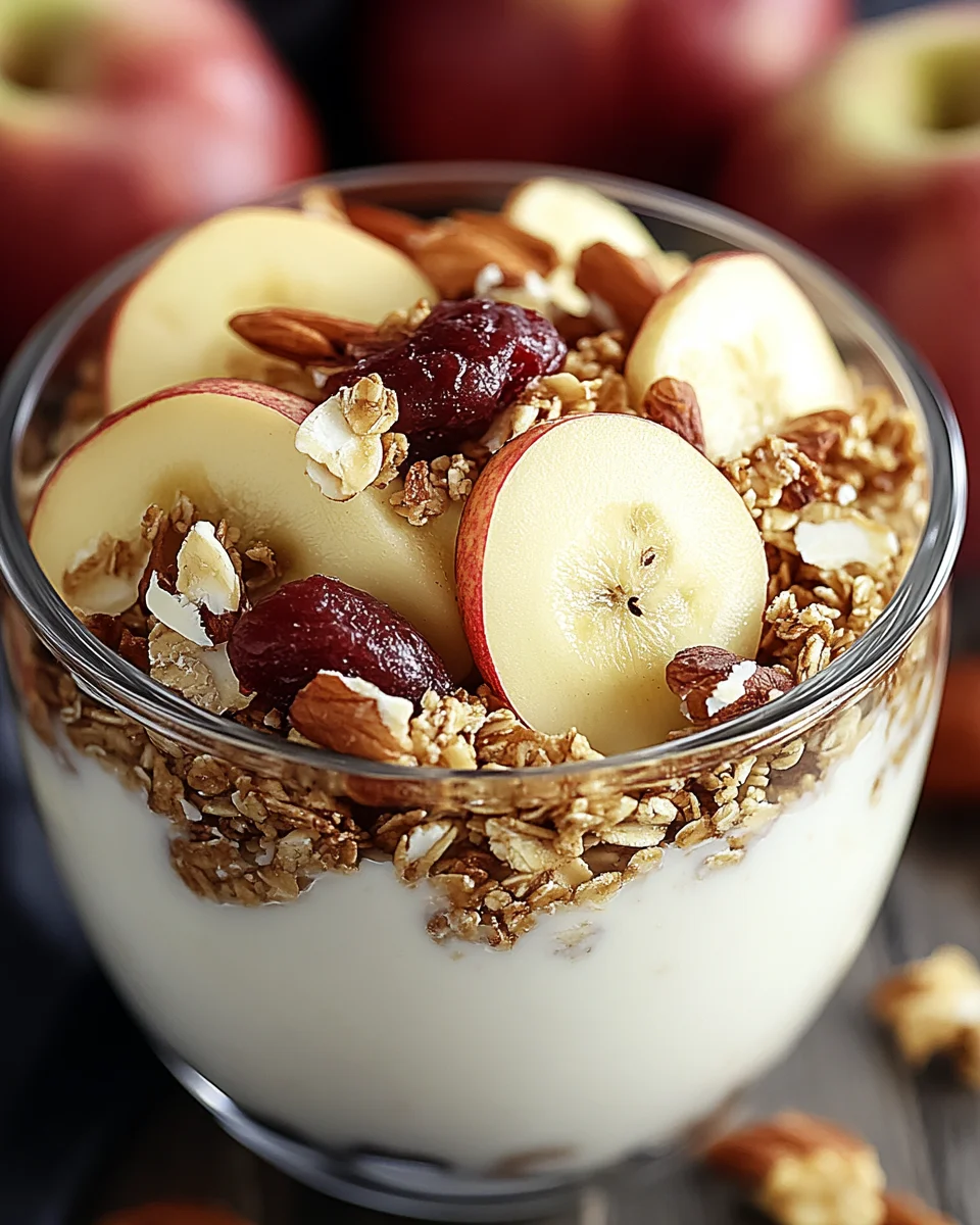 Bratapfel-Vanille-Granola