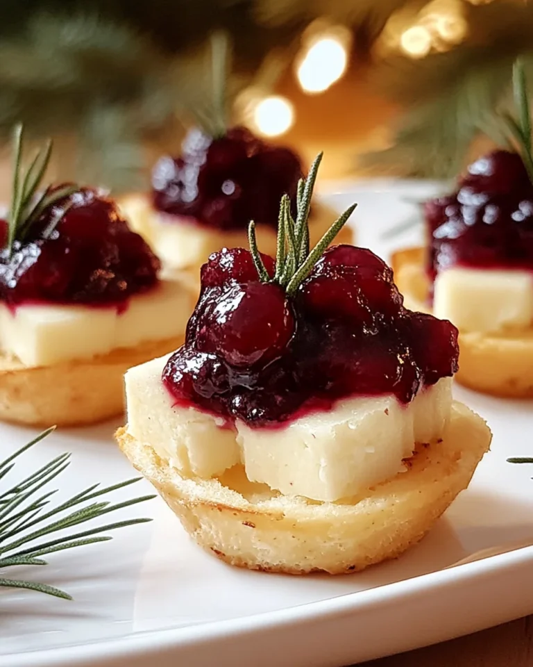 Cranberry-Brie-Häppchen