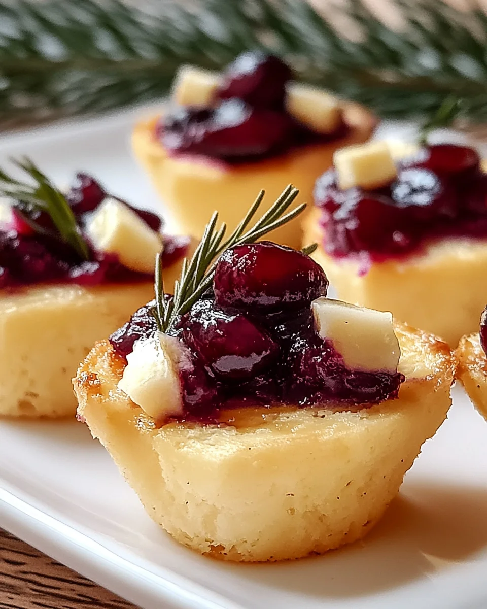 Cranberry-Brie-Häppchen