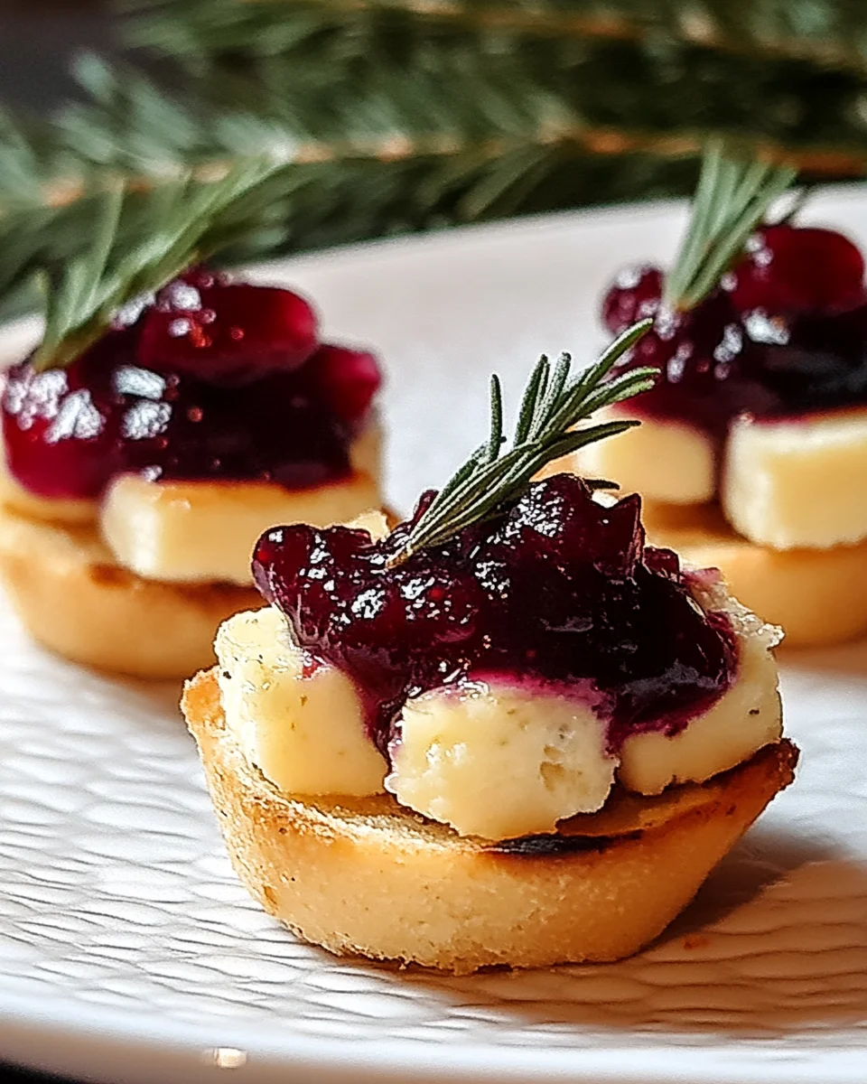Cranberry-Brie-Häppchen