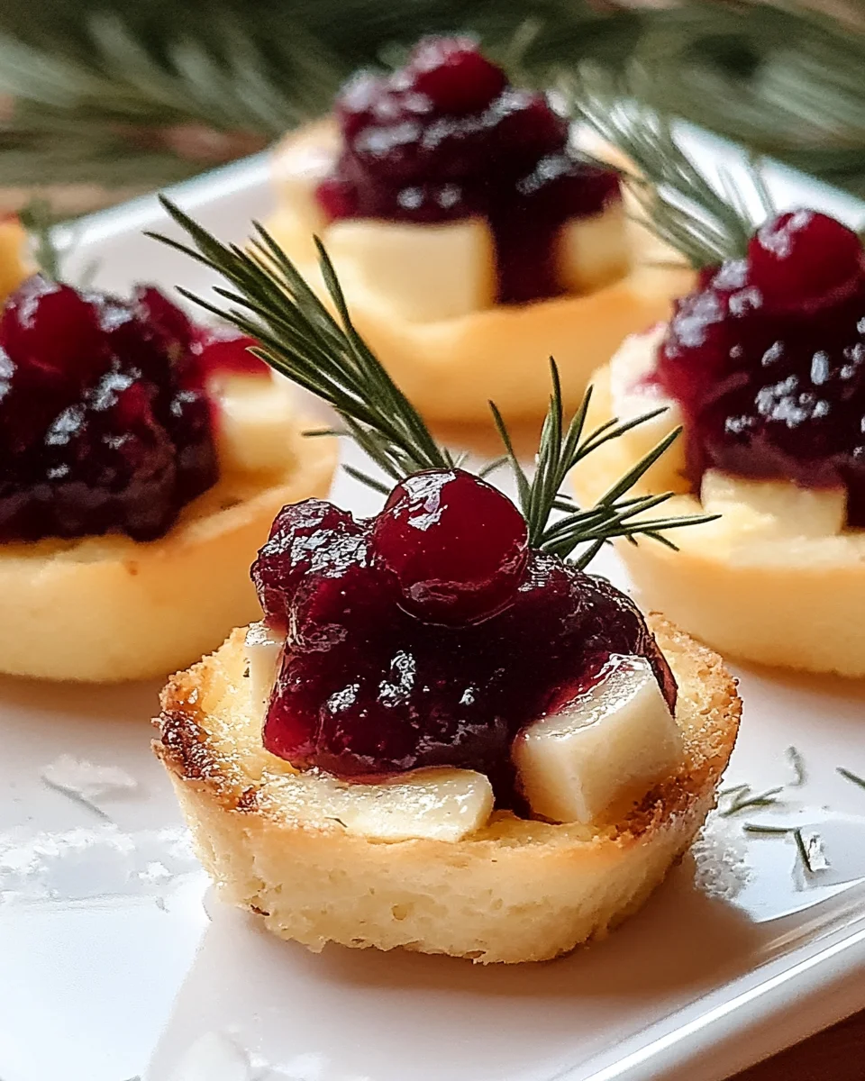Cranberry-Brie-Häppchen