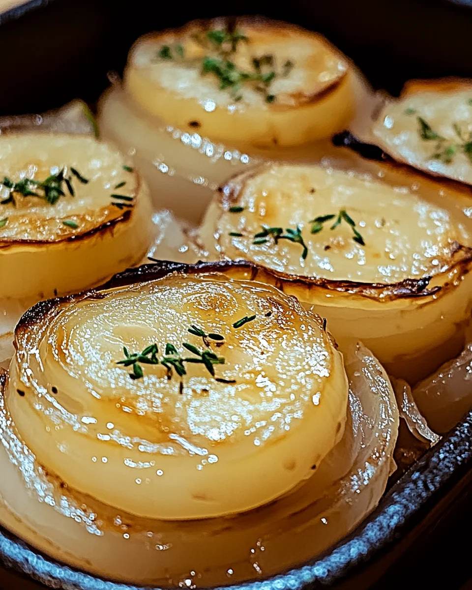 Cremiger French Onion Kartoffelauflauf