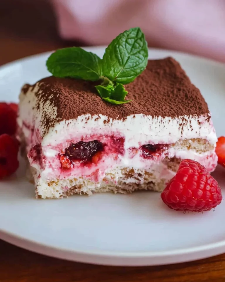 Erdbeer Tiramisu - cremig & ohne Ei