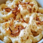 Französische Zwiebelmakkaroni mit Käse
