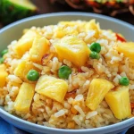 Gebratener Reis mit Ananas