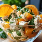 Geflügelsalat mit Mandarinen