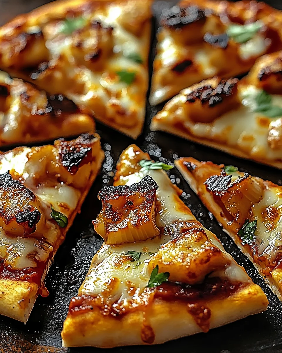 Grillhähnchen-Pizza