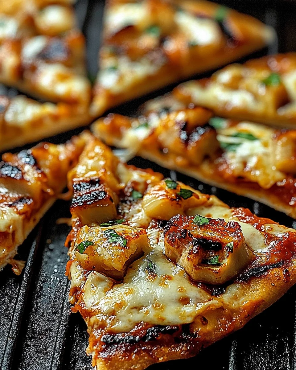 Grillhähnchen-Pizza