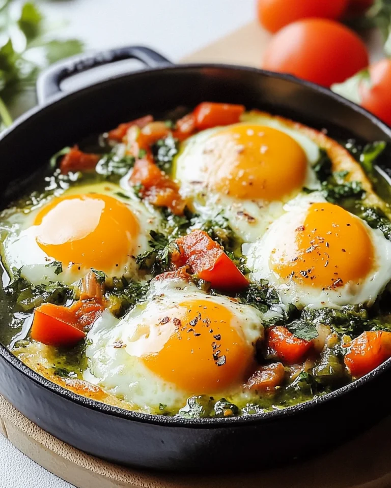 Grüne Shakshuka