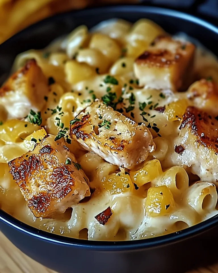 Hähnchen-Ranch-Makkaroni und Käse