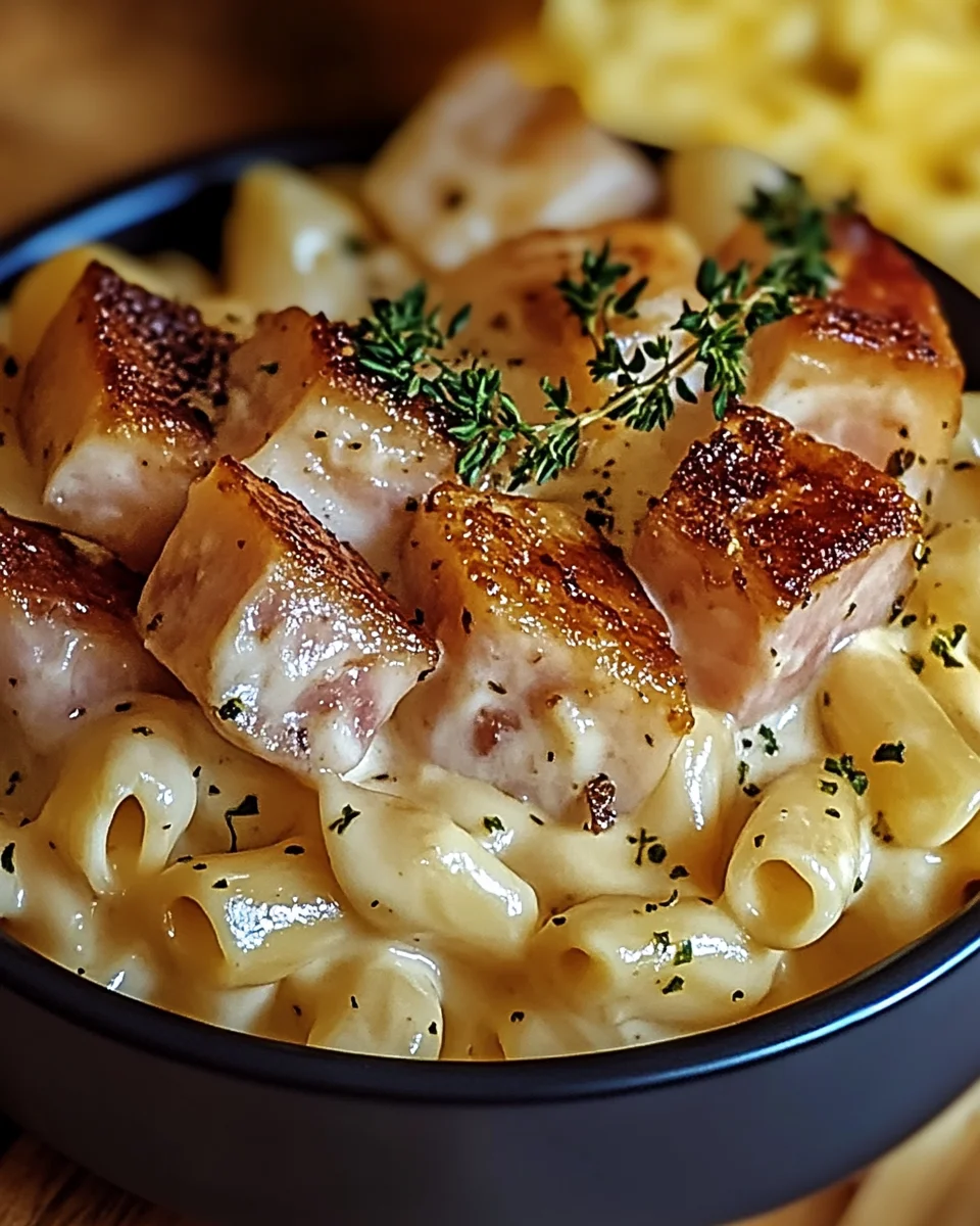 Hähnchen-Ranch-Makkaroni