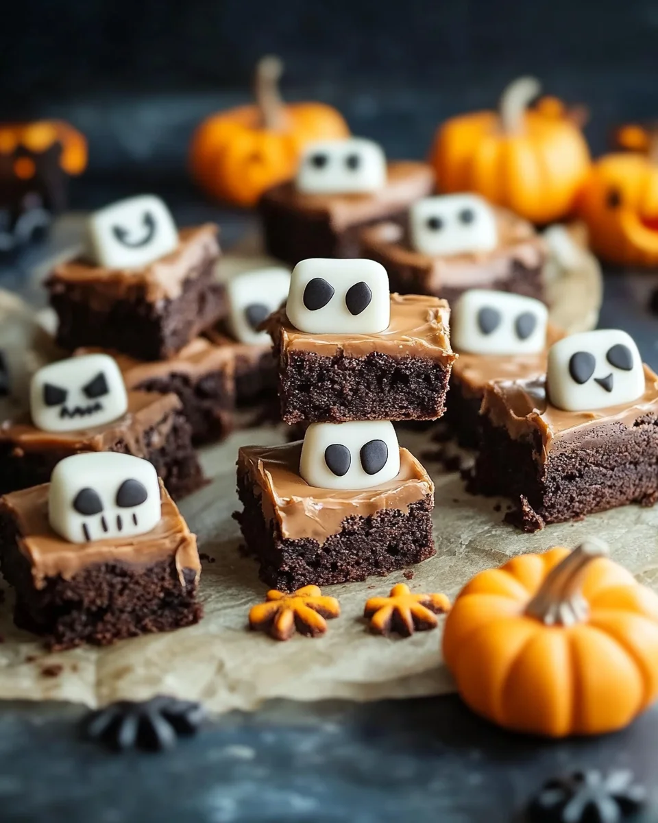 Halloween-Brownies