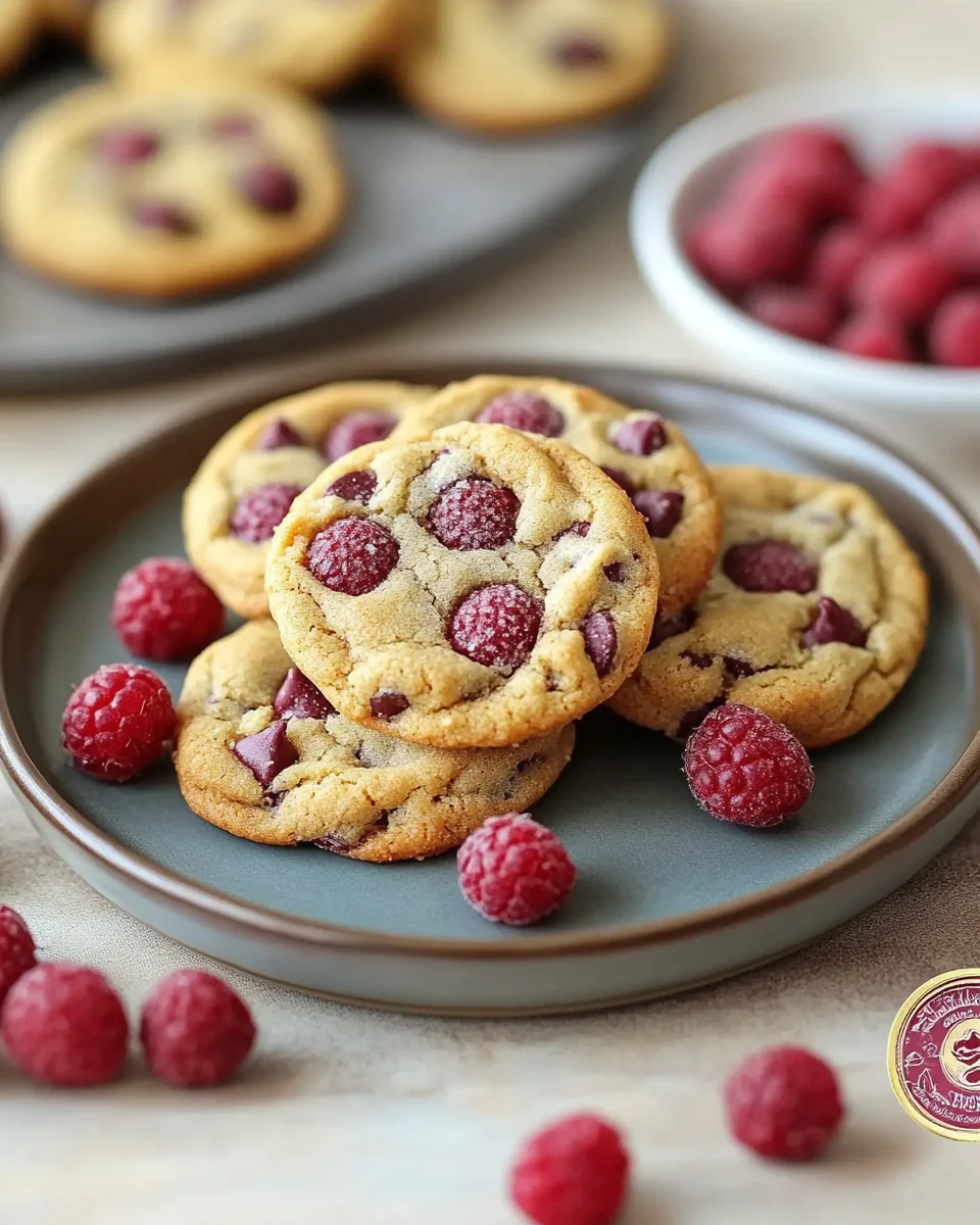 Himbeer-Cookies