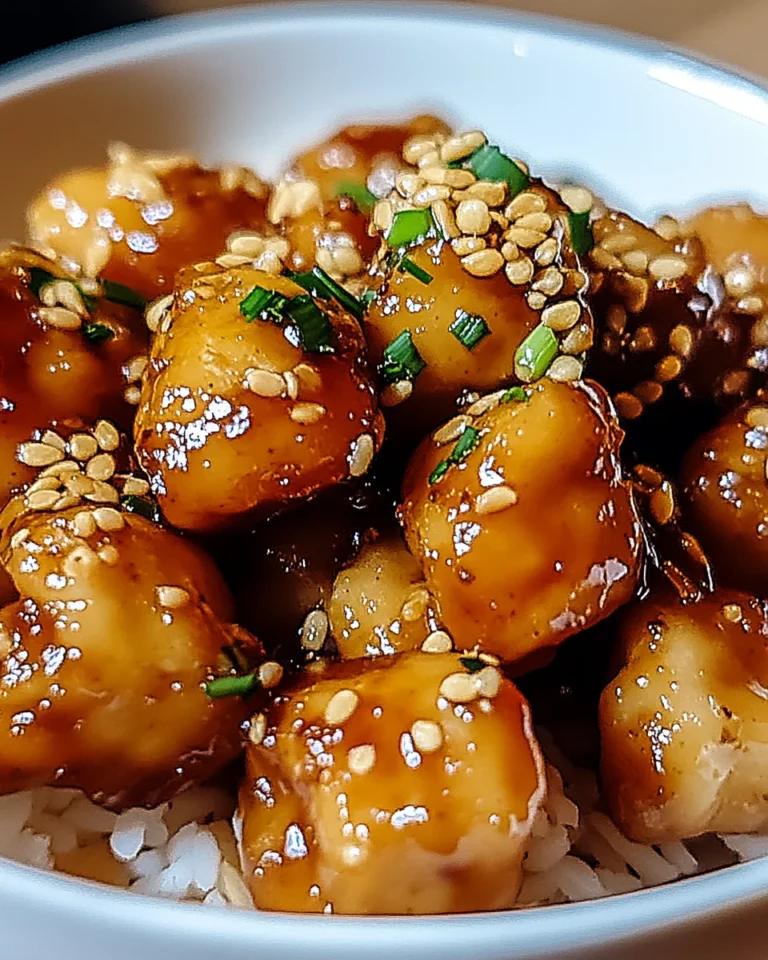 Karamellisiertes Sesam-Hähnchen