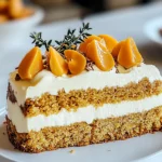 Karottenkuchen mit Weißer Schokoladenmousse