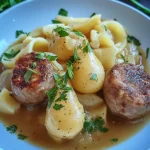 Kohlrabigemüse in heller
