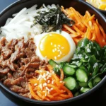 Koreanische Schale Bibimbap