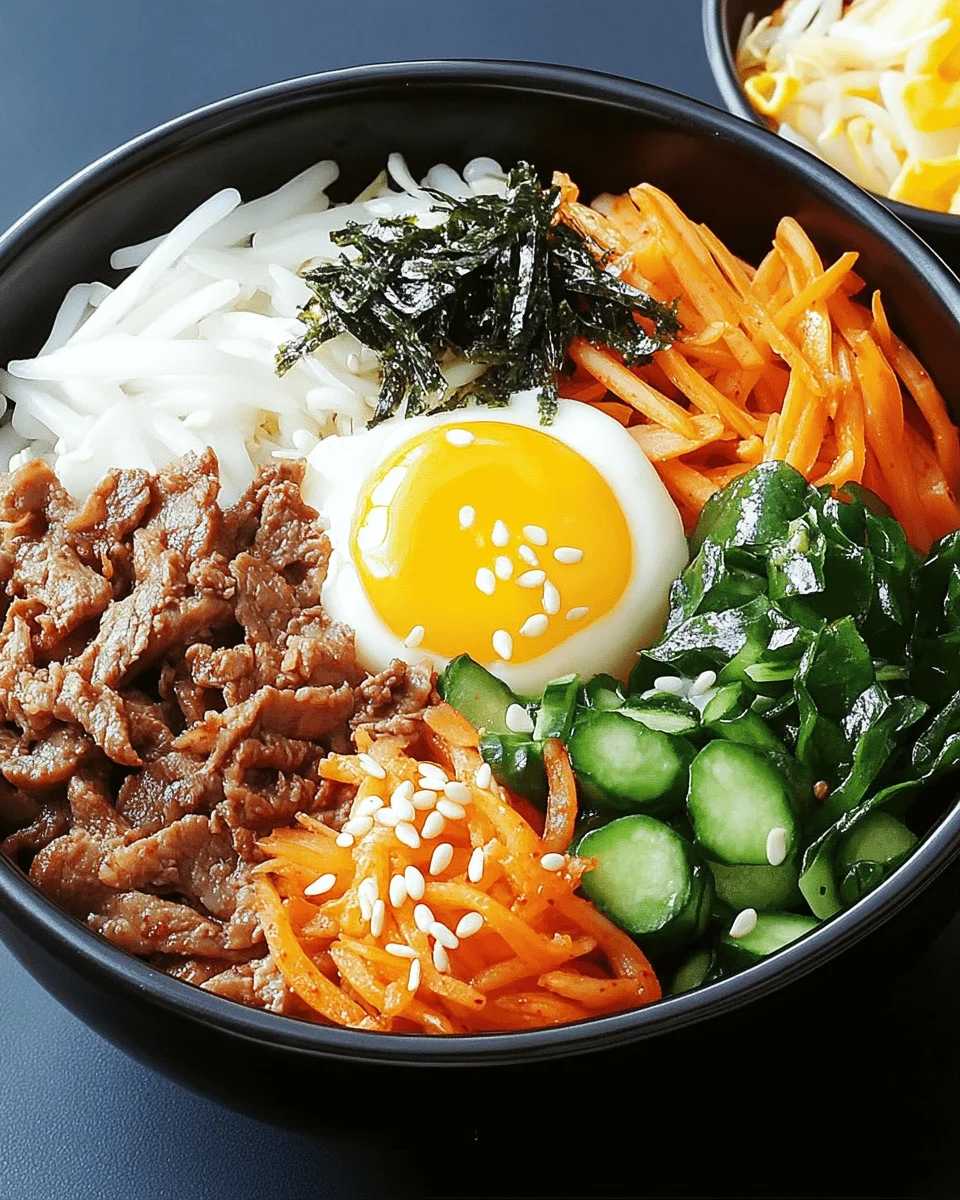 Koreanische Schale Bibimbap