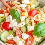 Kritharaki-Salat mit Feta - schnell & einfach
