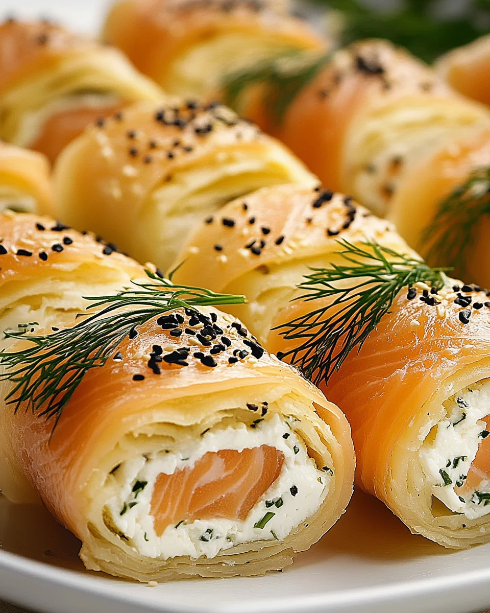 Lachs-Frischkäse-Röllchen