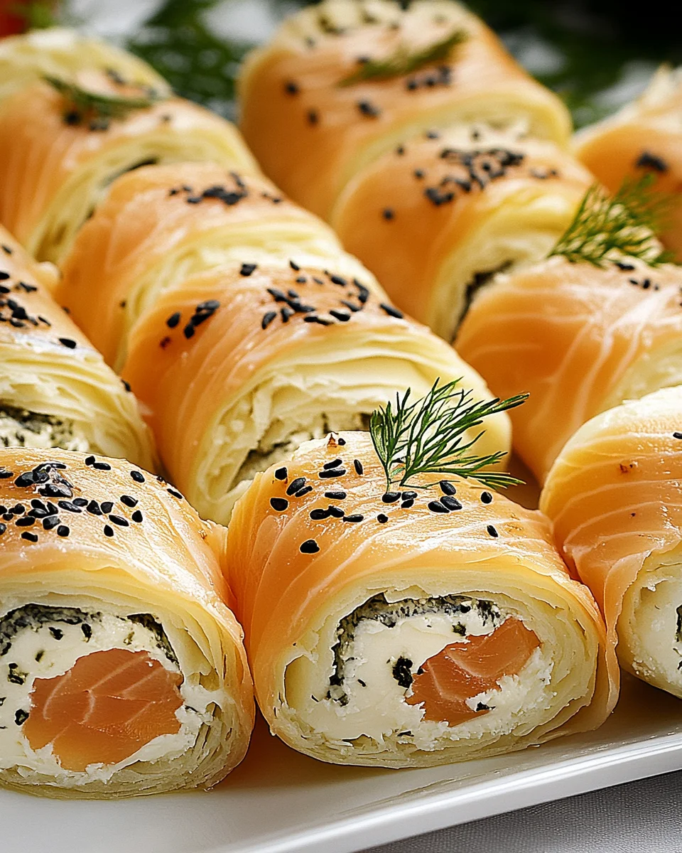 Lachs-Frischkäse-Röllchen