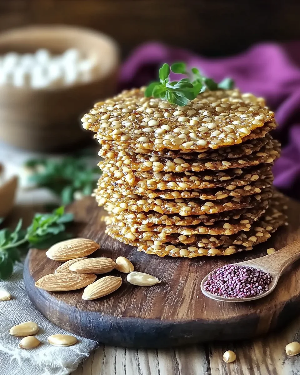 Leinsamen-Cracker