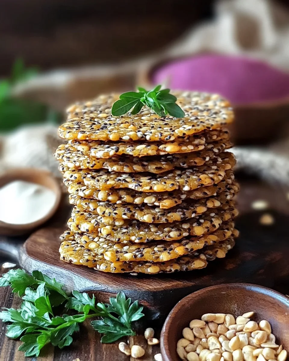 Leinsamen-Cracker