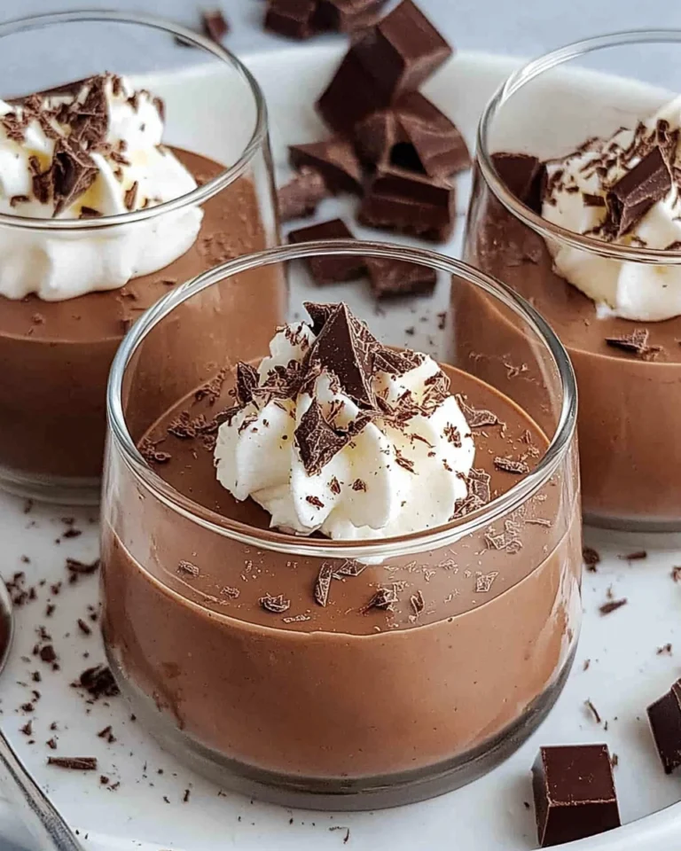 Mousse au Chocolat ohne Ei