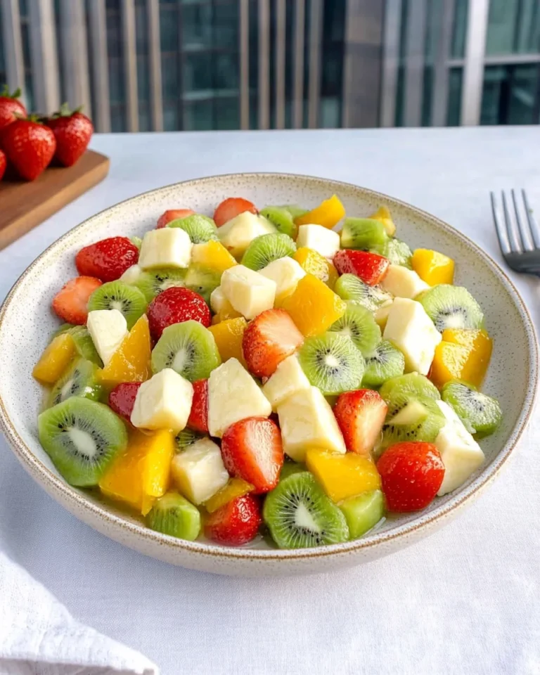 Obstsalat selber machen (schnelles Rezept)