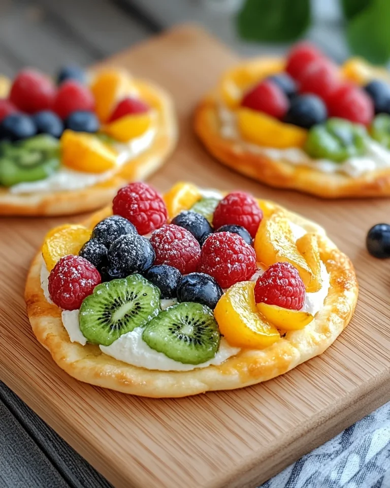 Oster-Ei-Fruchtpizzen