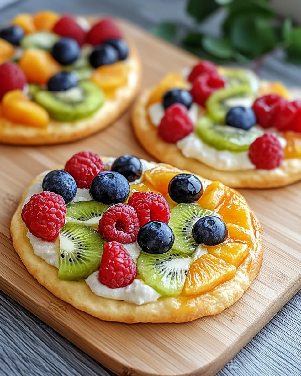 Oster-Ei-Fruchtpizzen
