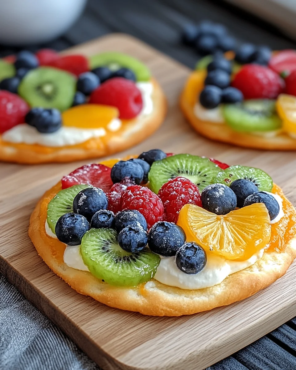 Oster-Ei-Fruchtpizzen