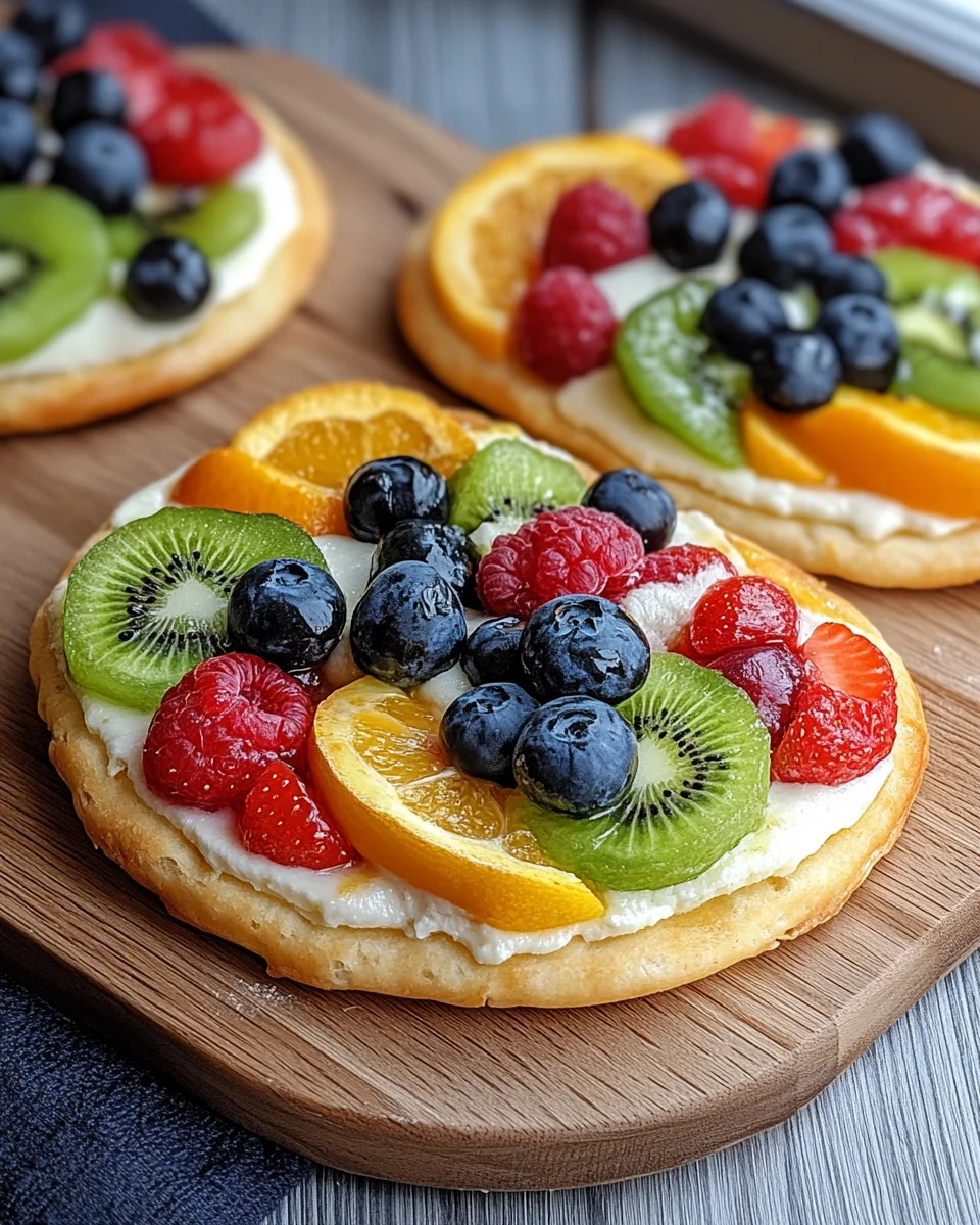 Oster-Ei-Fruchtpizzen