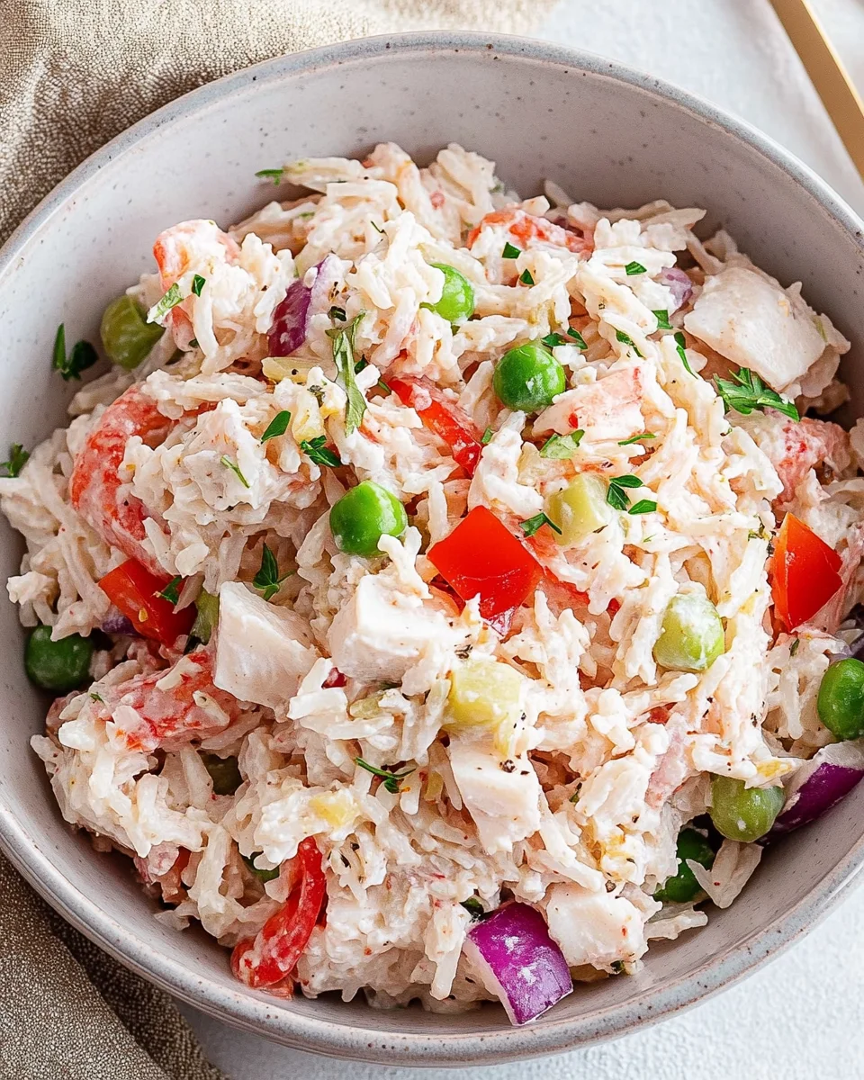 Reissalat mit Thunfisch & Paprika – so einfach