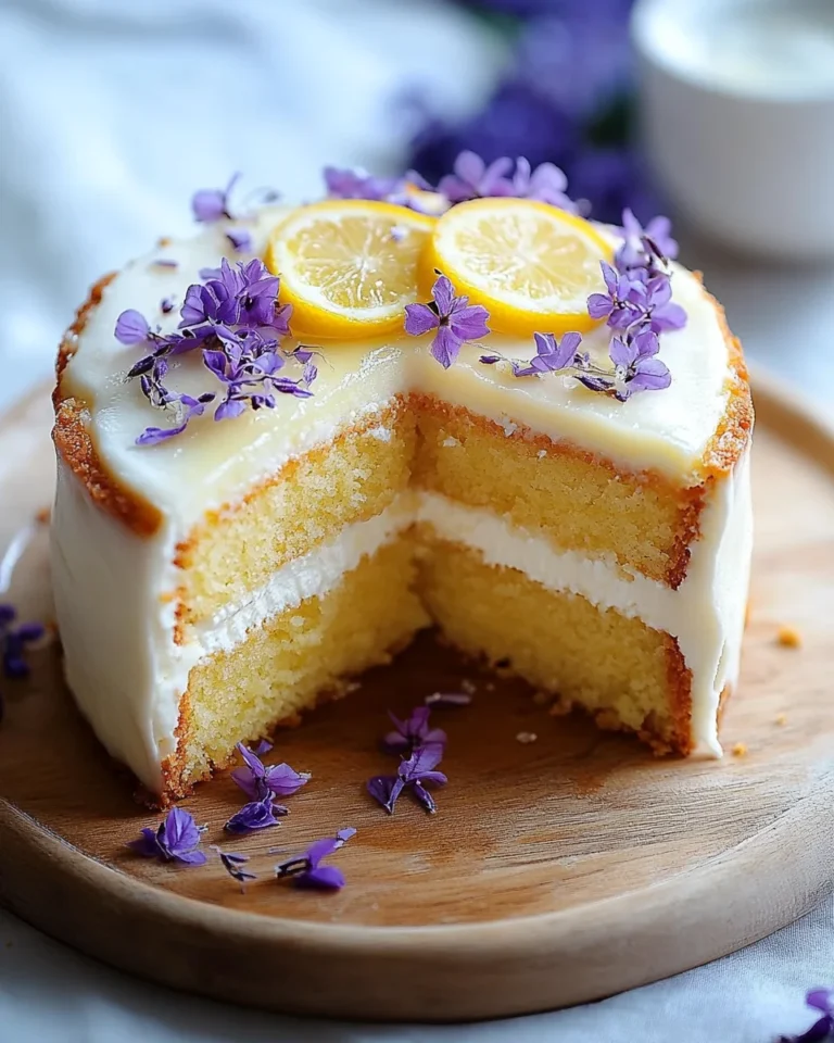 Saftiger Zitronen-Mascarpone Kuchen