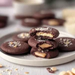 Schoko-Cookies mit Karamellkern