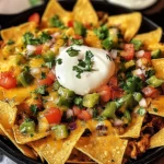 Überbackene Nachos nach Mexikanischer Art