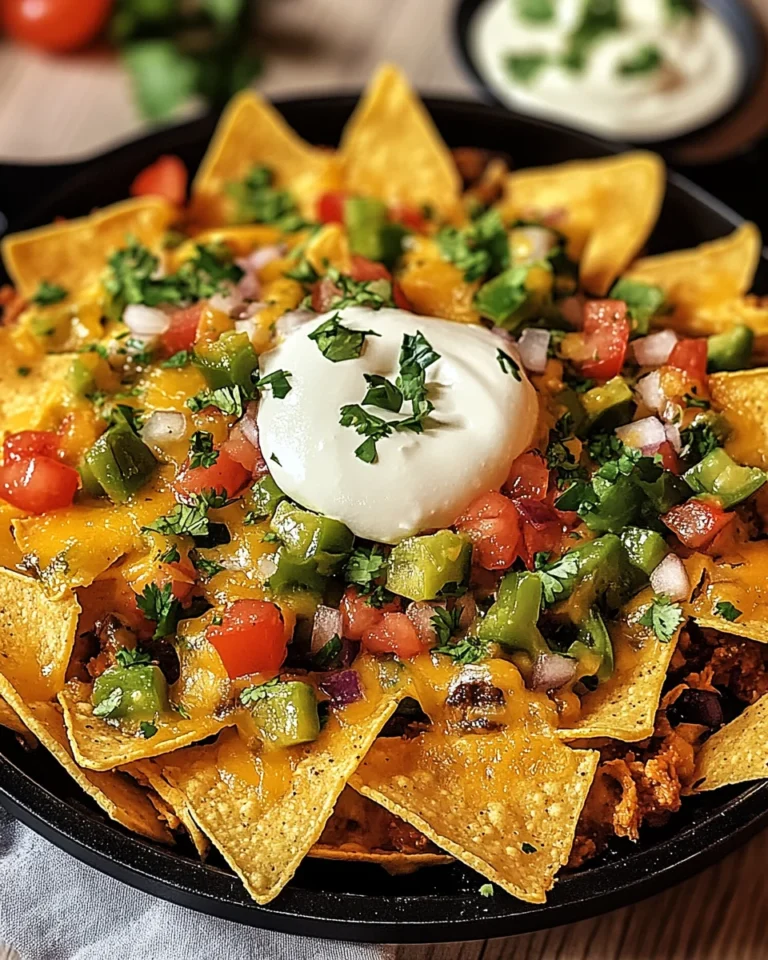Überbackene Nachos nach Mexikanischer Art