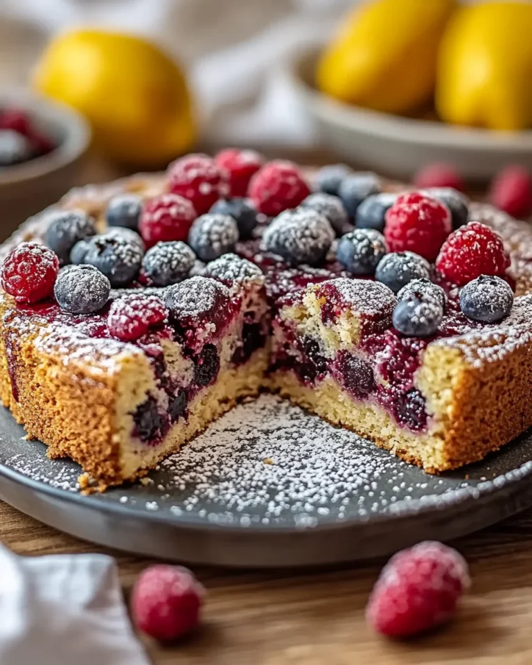 Veganer Beerenkuchen