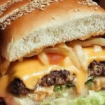 XXL Cheeseburger vom Blech: Der ultimative Genuss für Burger-Liebhaber
