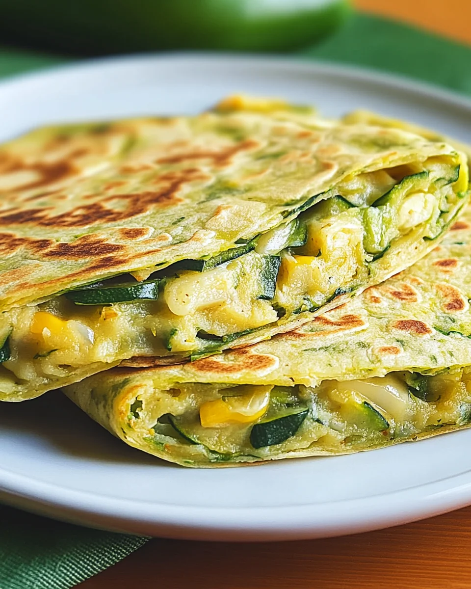 Zucchini-Frühstücks-Tortillas
