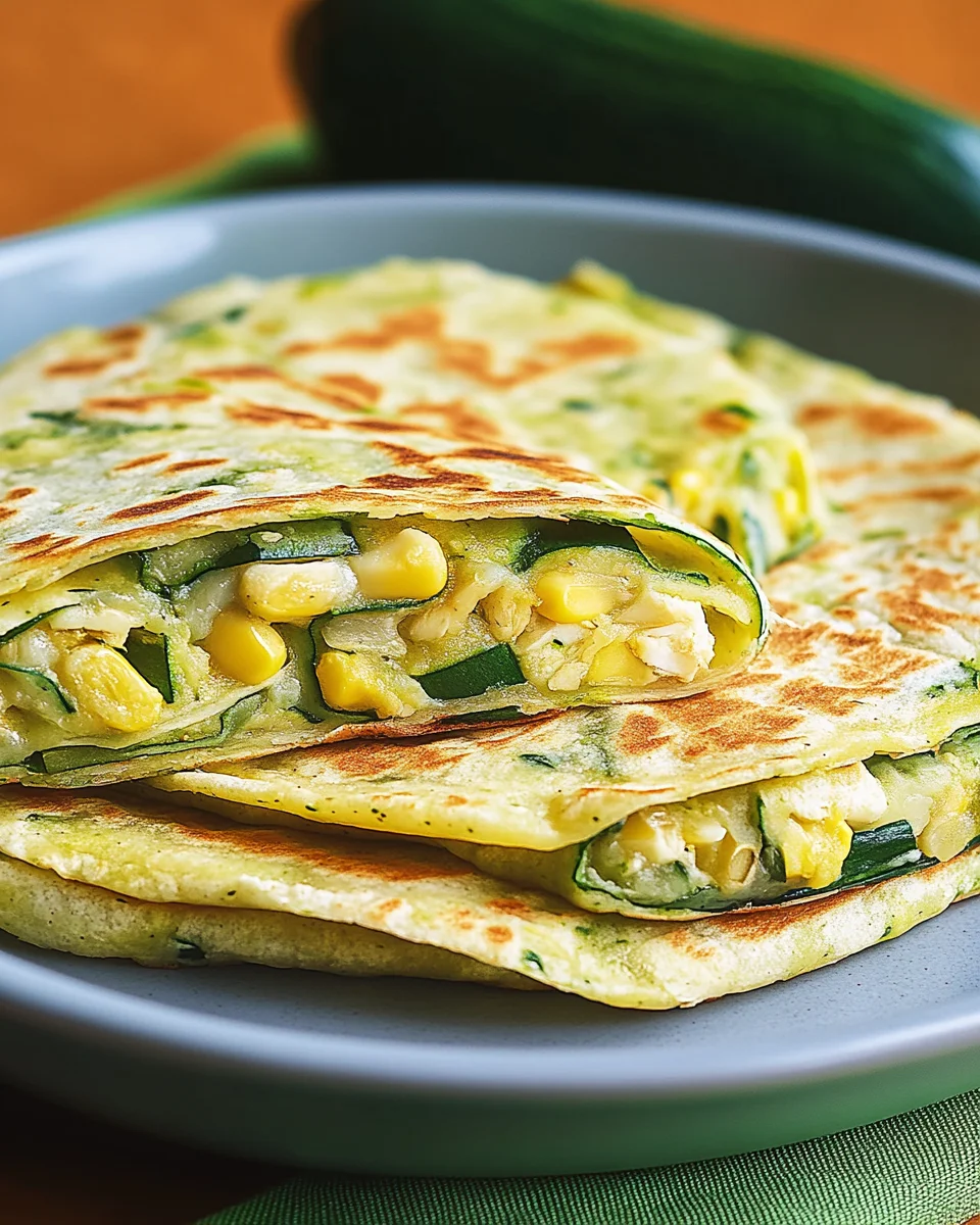 Zucchini-Frühstücks-Tortillas