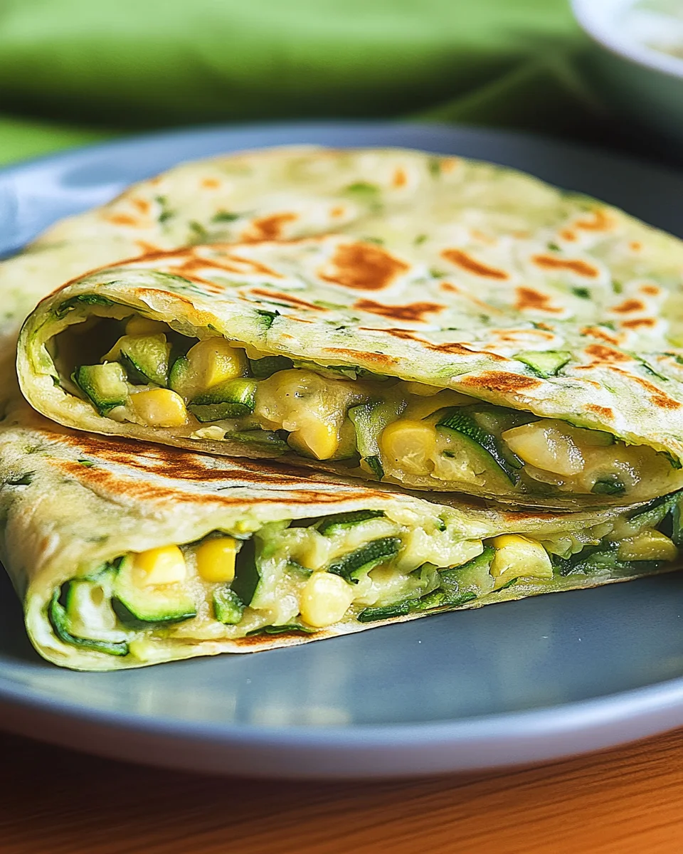 Zucchini-Frühstücks-Tortillas